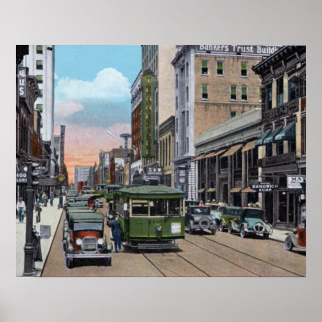 Pôster Rua Gay do Tennessee Knoxville (Frente)