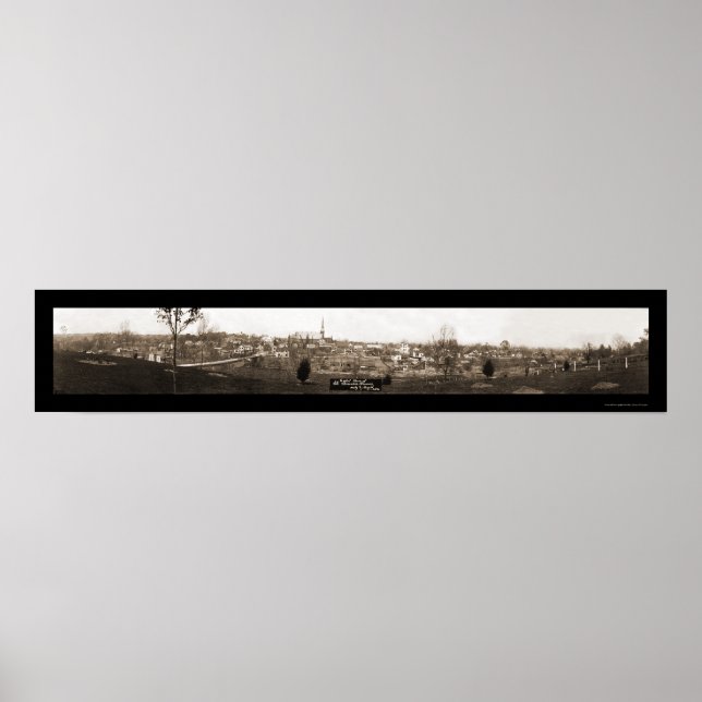 Poster Rua Genevieve Missouri Foto 1913 (Frente)