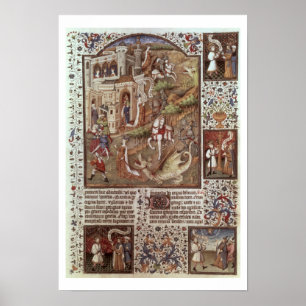 Poster Rua, George matando Dragões