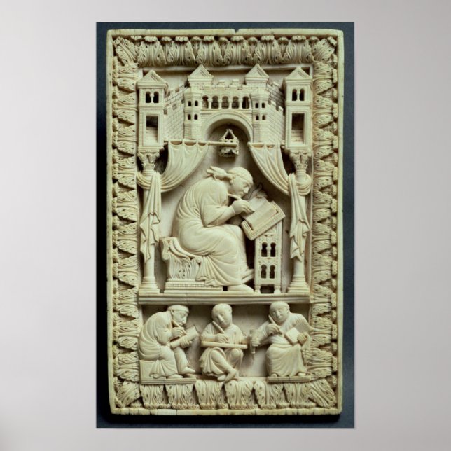 Pôster Rua Gregory escrevendo com escribas abaixo (Frente)