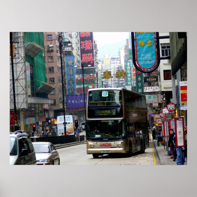 Pôster Rua Hong Kong (Frente)