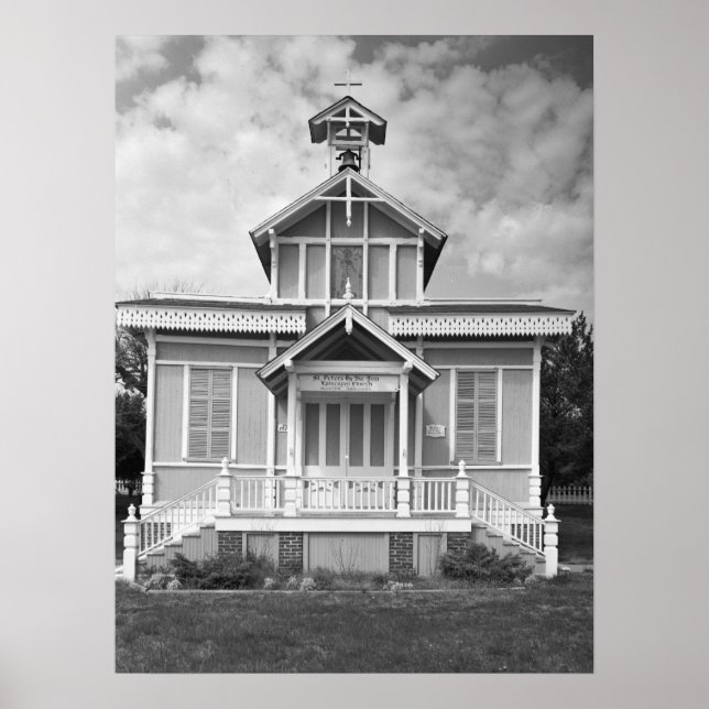 Poster Rua, Igreja Episcopal de Peter Por Mar (Frente)