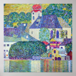 Pôster Rua: Igreja Wolfgang por Gustav Klimt, Arte Vitori