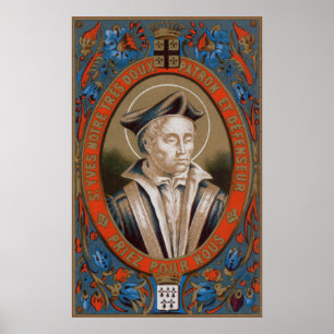 Poster Rua. Ivo de Kermartin (M 005)