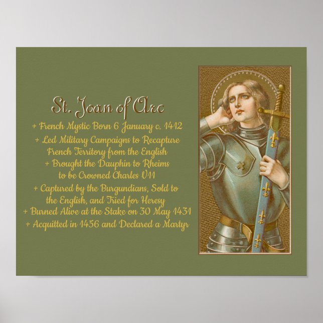Poster Rua. Joan of Arc (JM 28) (Frente)