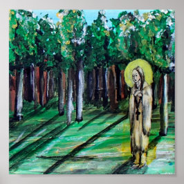 Poster Rua. Kateri Tekakwita, Primeiro Santo Nativo Ameri