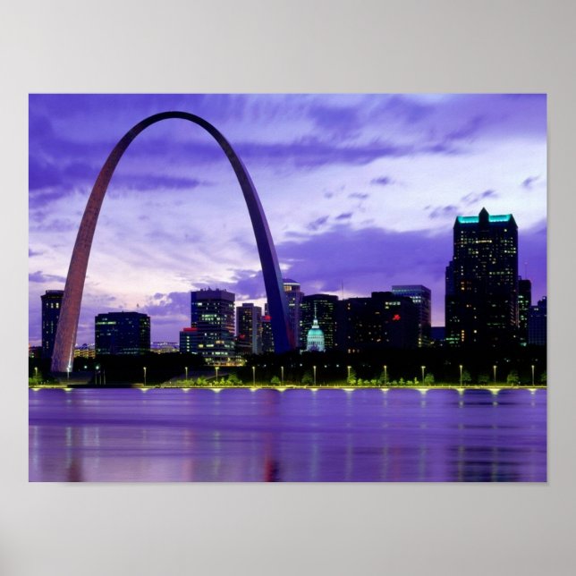 Poster Rua Louis Skyline (Frente)