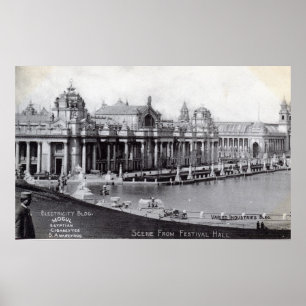 Pôster Rua. Louis World's Fair 1904 Vintage