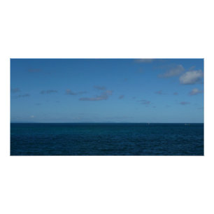 Pôster Rua. Lucia Horizon Blue Ocean