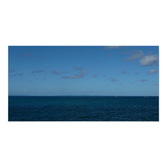 Pôster Rua. Lucia Horizon Blue Ocean (Frente)