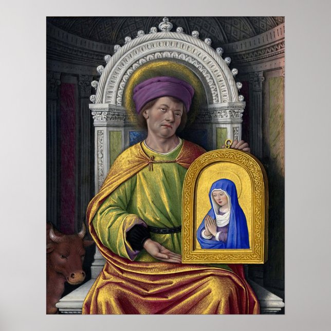 Poster Rua Luke, o Santo católico apóstolo (Frente)