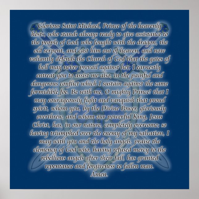 Pôster Rua Michael - Espadas e escudo (Frente)