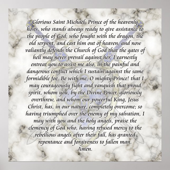 Pôster Rua Michael - Espadas e escudo (Frente)