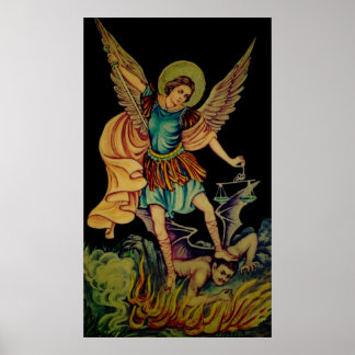 Pôster Rua. Michael The ArchAngel Canvas Print
