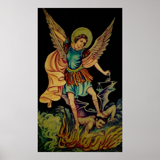 Pôster Rua. Michael The ArchAngel Canvas Print (Frente)