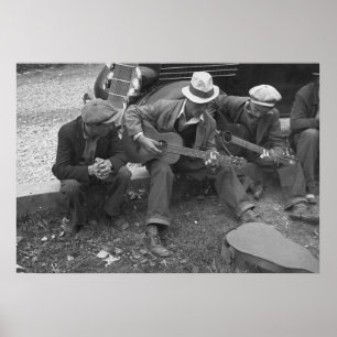 Poster Rua Músico de Tennessee, 1935