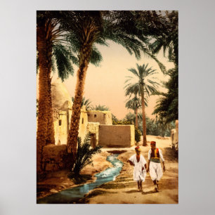 Pôster Rua na antiga cidade, II, Biskra, Argélia