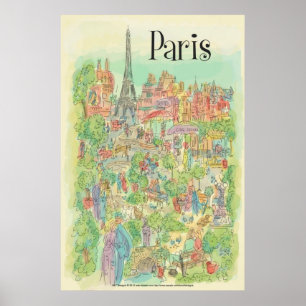Pôster rua-Paris-poster