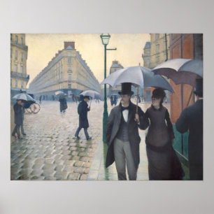 Poster Rua Paris; Rainy Day
