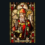 Pôster Rua: Patrick StainGlass Art Deco<br><div class="desc">Patrick retratou numa janela de vidro manchado.</div>