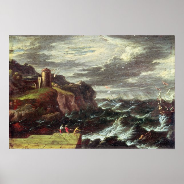 Poster Rua. Paul chegando a Malta (Frente)