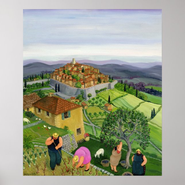 Pôster Rua, Paul de Vence. (Frente)