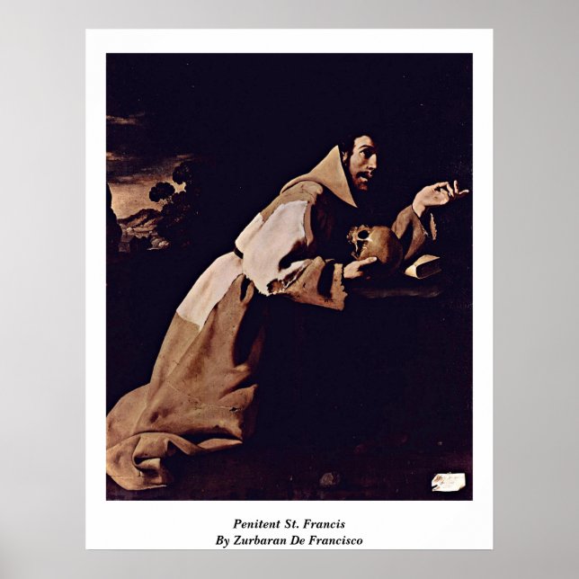 Pôster Rua Penitente. Francis Por Zurbaran De Francisco (Frente)