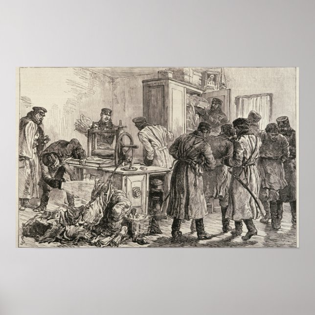 Pôster Rua. Polícia de Petersburgo (Frente)