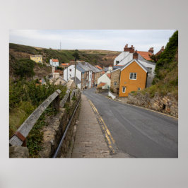 Poster Rua Principal da Vila de Staithes