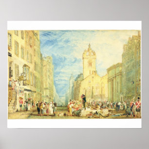 Pôster Rua principal de Joseph Mallord William Turner ,