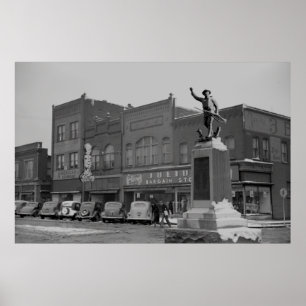Pôster Rua principal, em janeiro de 1939