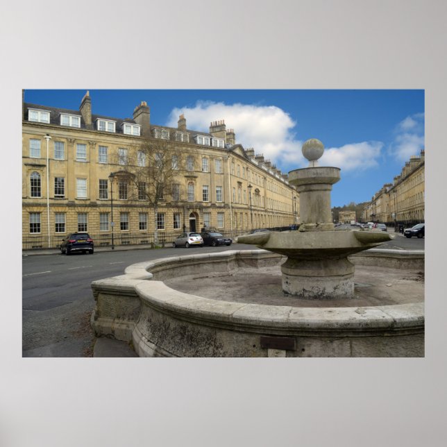 Poster Rua Pulteney excelente, Bath. (Frente)