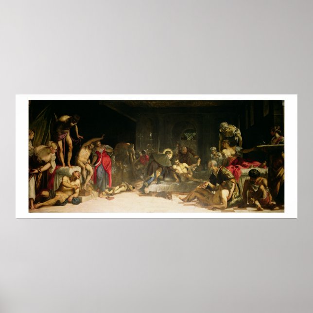 Pôster Rua, Roch Curando a Peste (Frente)