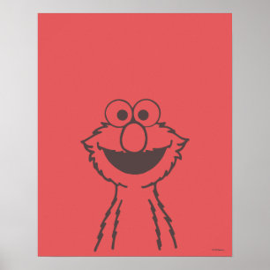 Poster Rua Sésamo Elmo