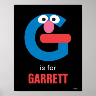 Poster Rua Sésamo G é de Grover