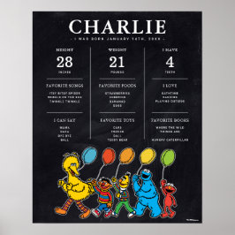 Poster Rua Sésamo | Marco primeiro aniversario