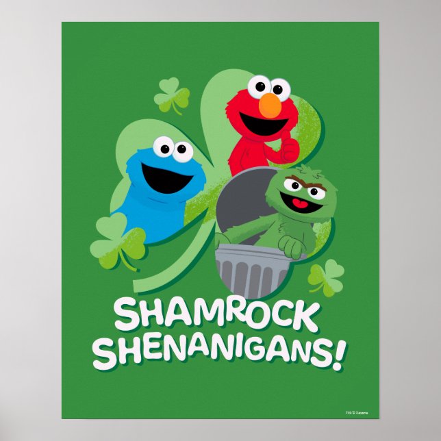 Poster Rua Sésamo | Shamrock Shenanigans! (Frente)