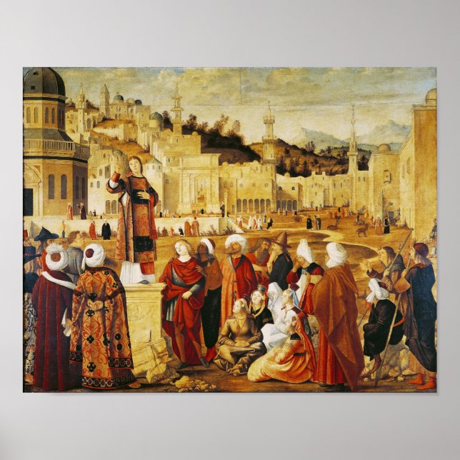 Pôster Rua, Stephen pregando (Frente)