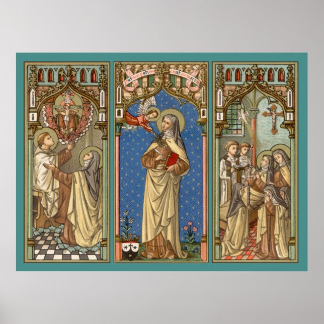 Poster Rua: Teresa de Ávila (SAU 28) Tripartite (Frente)