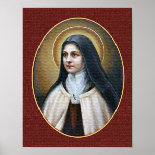 Pôster Rua Therese do retrato de Lisieux