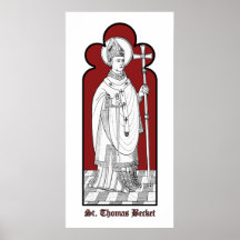 Rua. Thomas Becket Segurando uma Espada (M 033)