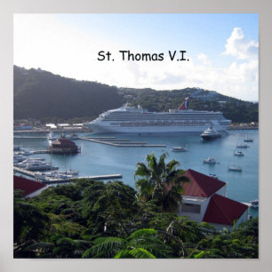 Pôster Rua Thomas V.I. Harbor