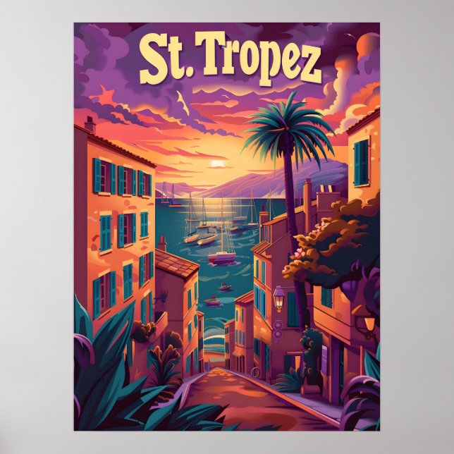 Poster Rua.Tropez Sunset (Frente)