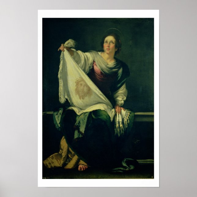 Pôster Rua. Veronica, 1625-30 (óleo na canvas) (Frente)