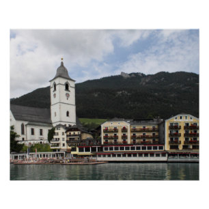 Pôster Rua.Wolfgang am Wolfgangsee, Salzburgo Österreich