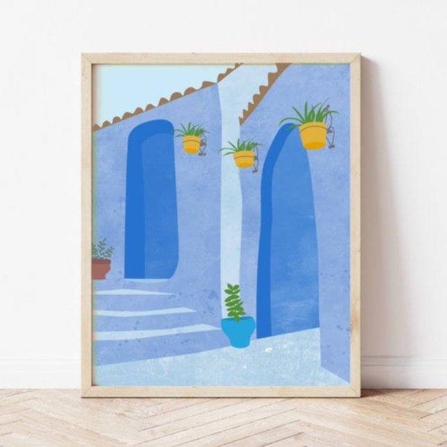 Poster Ruas Azuis (Criador carregado)