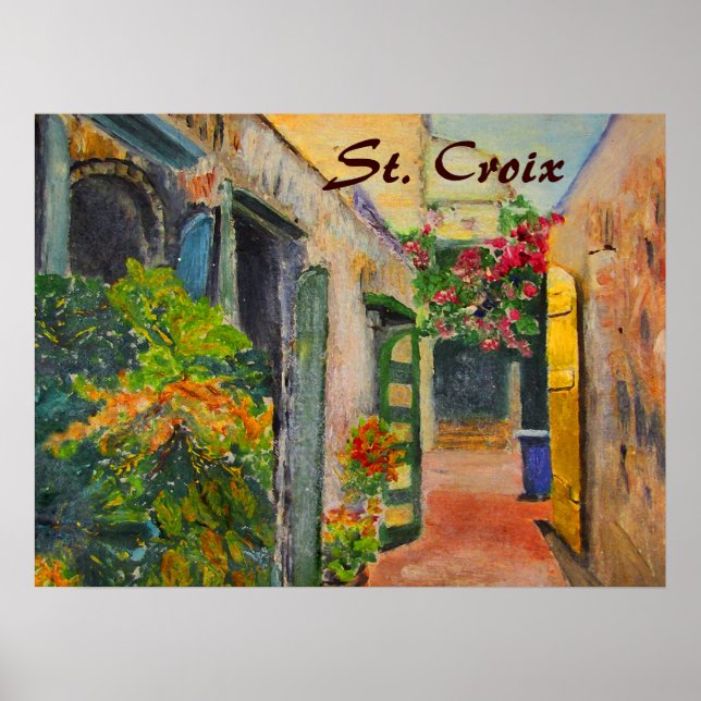 Poster Ruas. Beco Croix (Frente)