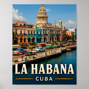 Poster Ruas Coloniais de Havana e Alma Caribenha