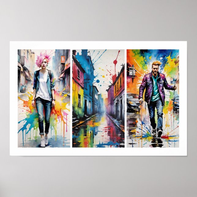 Poster Ruas De Cor (Frente)