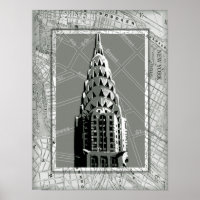 Ruas de Nova Iorque com o Empire State Building